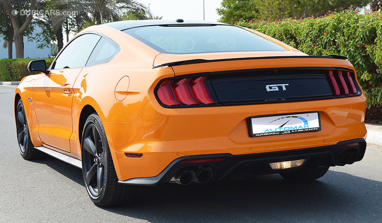 Ford Mustang GT Premium 2018, 5.0 V8 GCC, 0km with 3Yrs or 100K km WRNTY + 60K km Service at Al Tayer