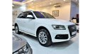 Audi Q5 EXCELLENT DEAL for our Audi Q5 40TFSi QUATTRO 2015 Model!! in White Color! GCC Specs