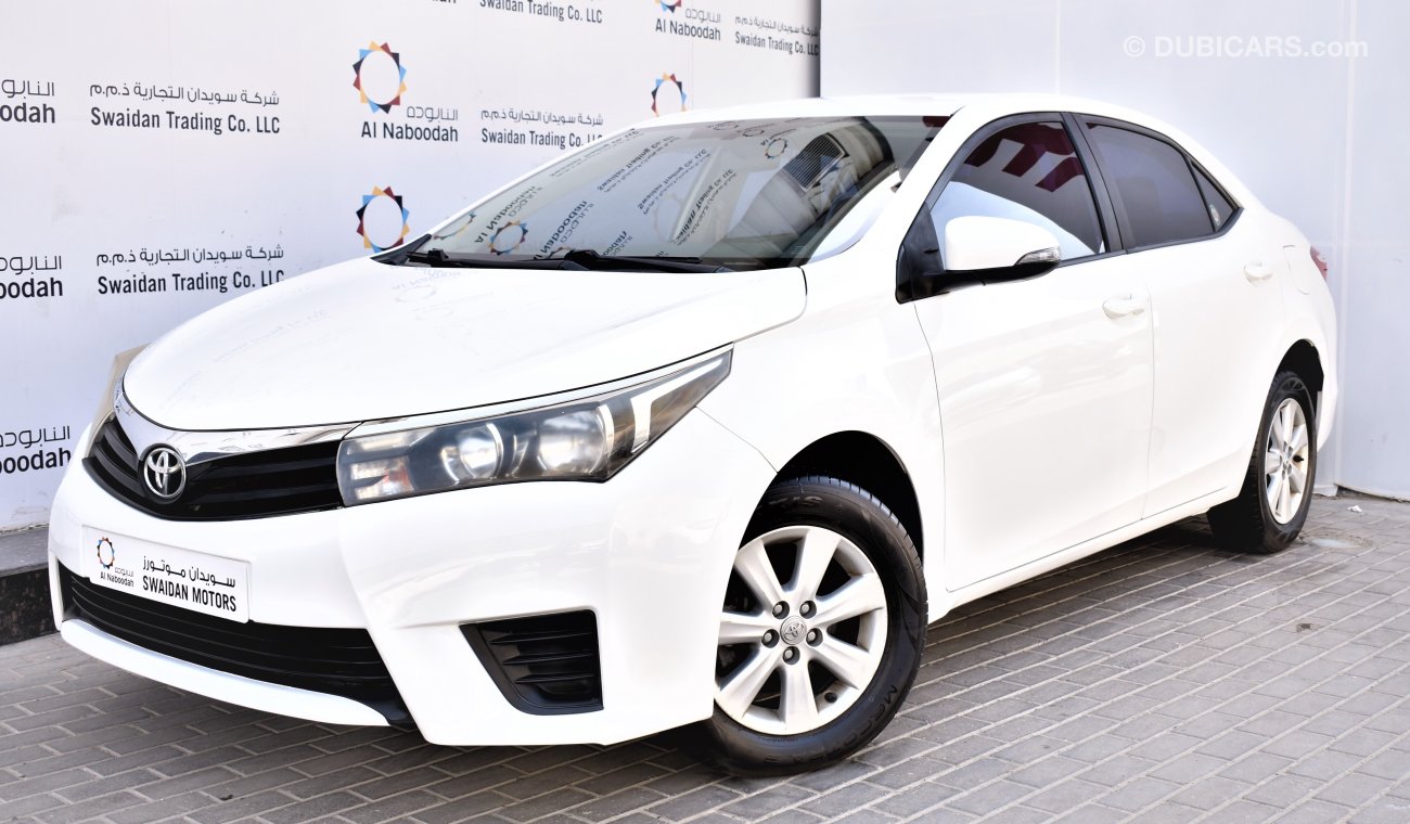 Toyota Corolla 2.0L SE 2015 MODEL GCC SPECS