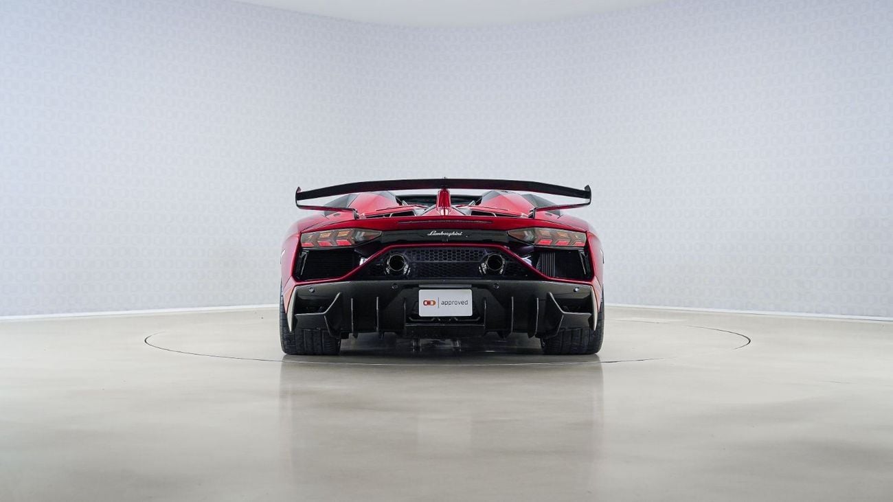 Lamborghini Aventador Aventador Roadster SVJ LP770-4 | AED 33,000 PM | Warranty May 2026 | GCC