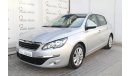 Peugeot 308 1.6L TURBO ACTIVE 2015 MODEL WITH REAR CAMERA SENSOR