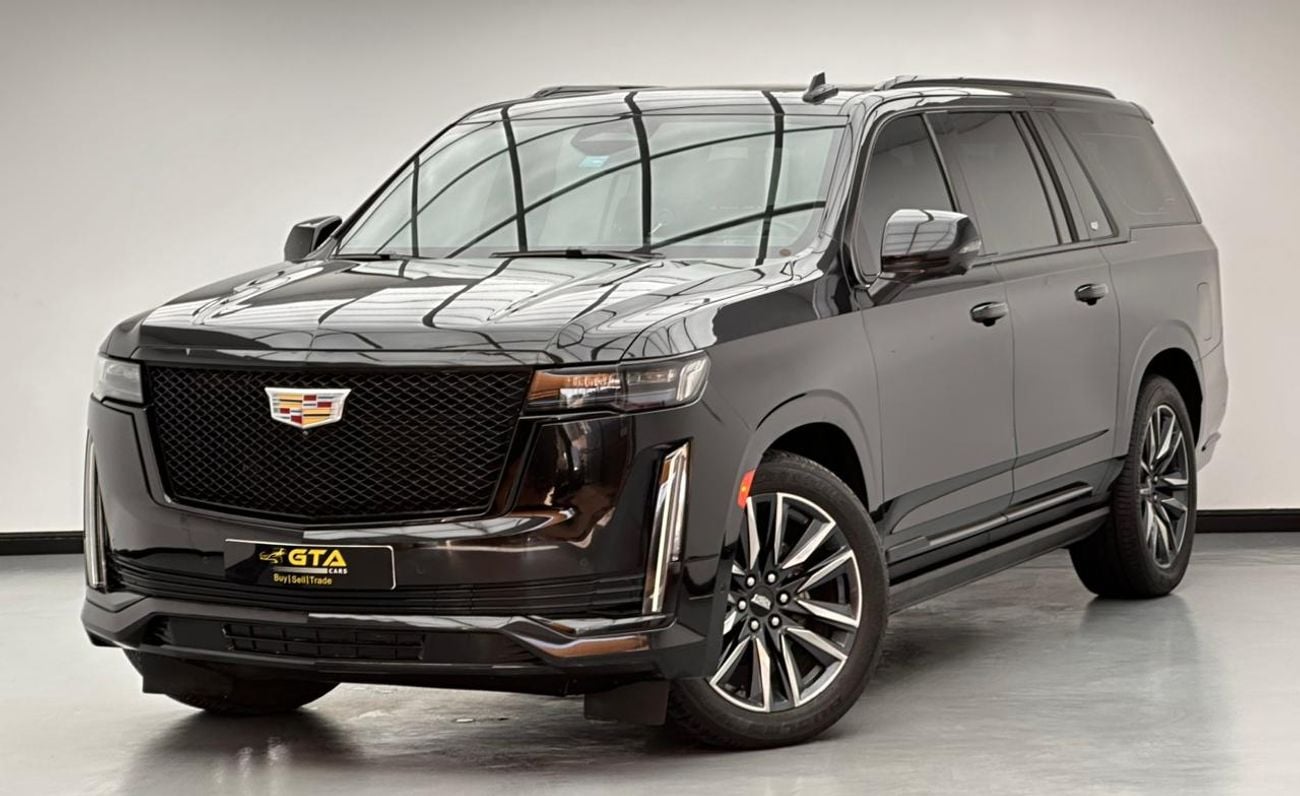 Cadillac Escalade 2023 Cadillac Escalade ESV, 1 Year Warranty Unlimited Km, Cadillac Full Service History, GCC