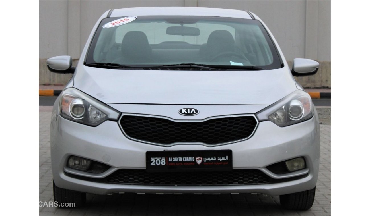 Kia Cerato Kia Cerato 2016 GCC in excellent condition without accidents, very clean from inside and outside