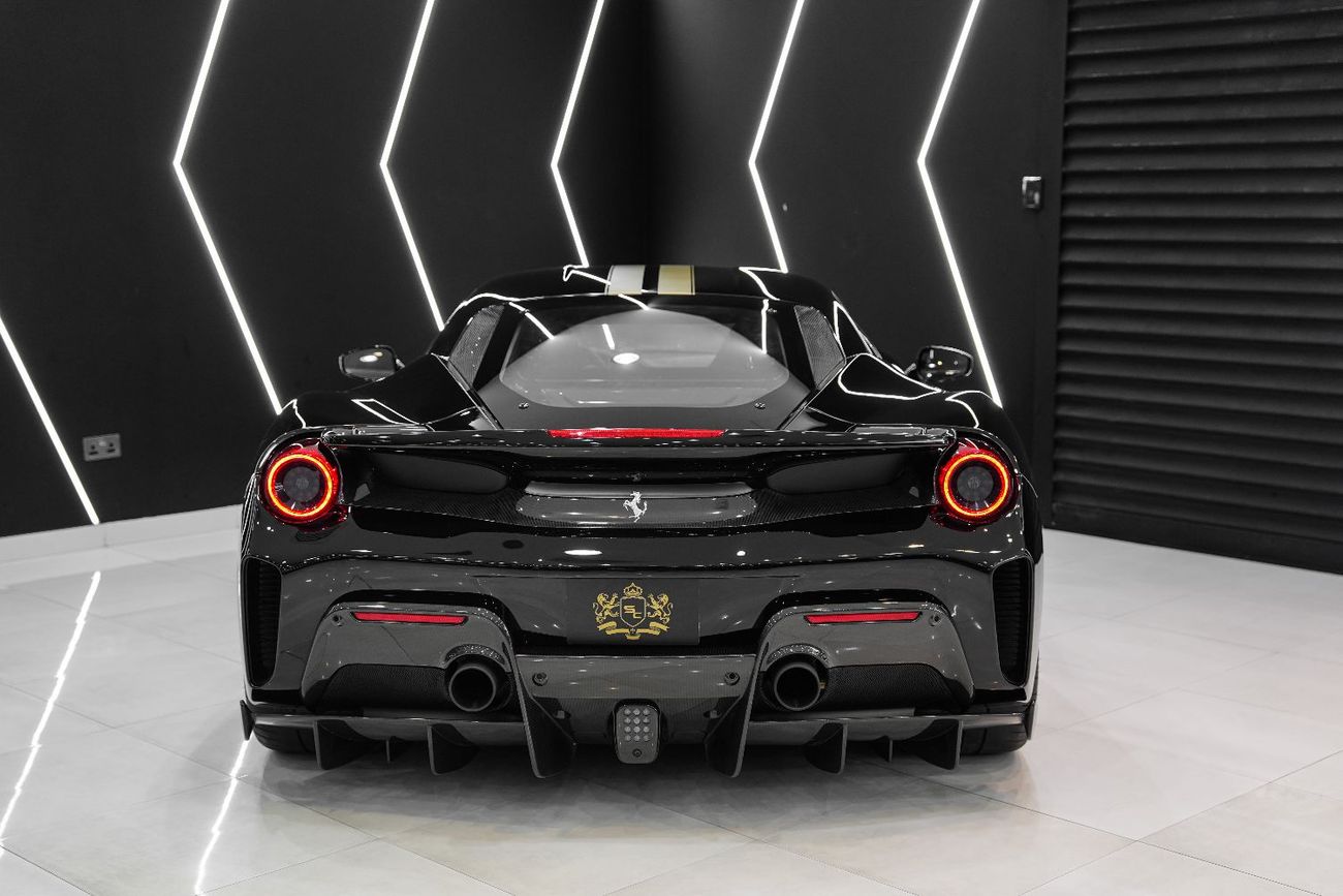Ferrari 488 Pista Carbon Fiber Package, Novitec Exhaust System, GCC Spec!!