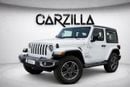 Jeep Wrangler Sahara 3.6L A/T (5 Seater) l  AED 2,742 P.M l 0% Downpayment l Sahara l Agency Warrant