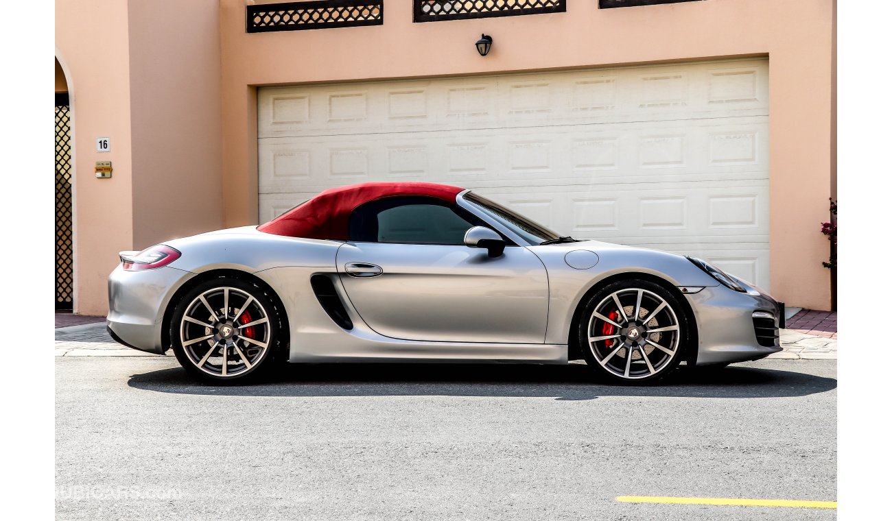 Porsche Boxster S 2013 GCC Warranty with Zero Down-Payment.