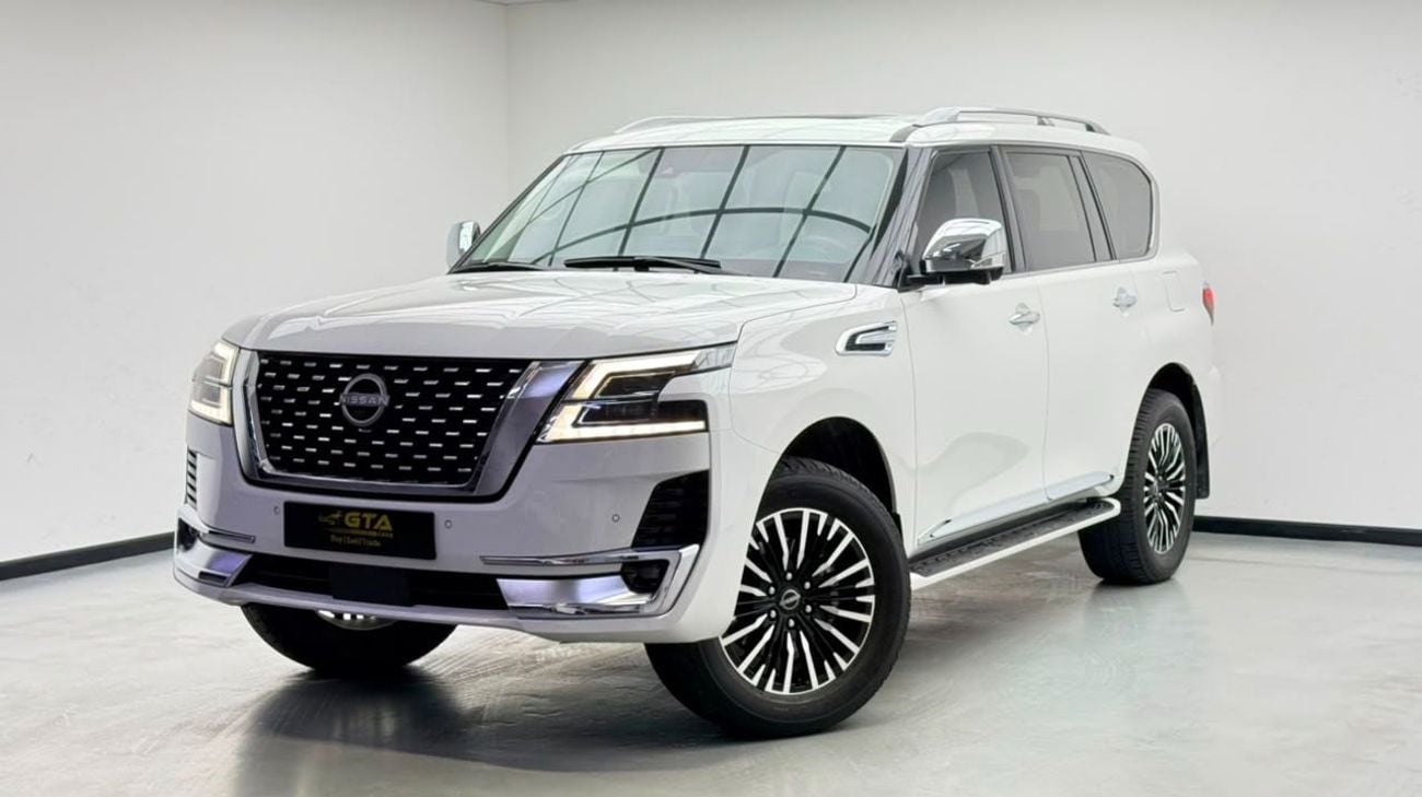 نيسان باترول 2023 Nissan Patrol SE Platinum, Auto Guard Warranty, Full Nissan Service History, GCC Specs