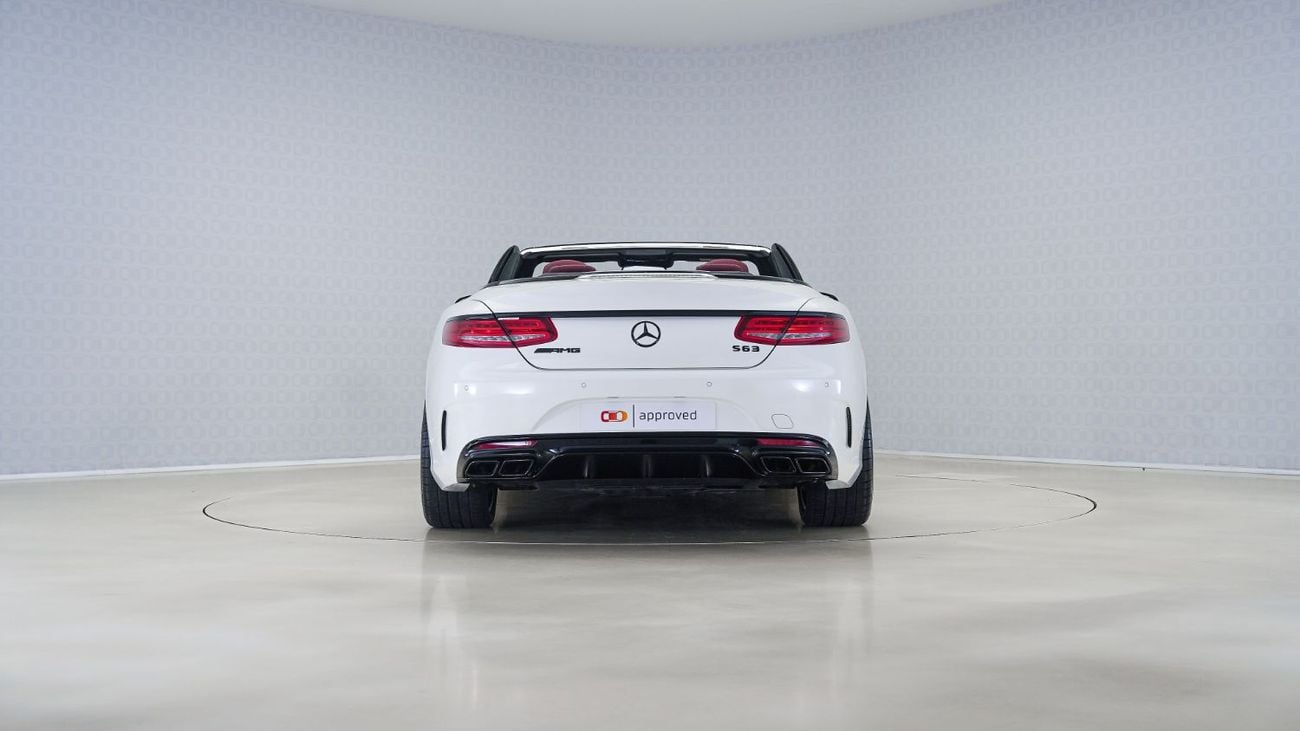 Mercedes-Benz S 63 AMG Std 5.5L Cabriolet | AED 11,769 PM | Up to 3 Years Warranty Unlimited | GCC