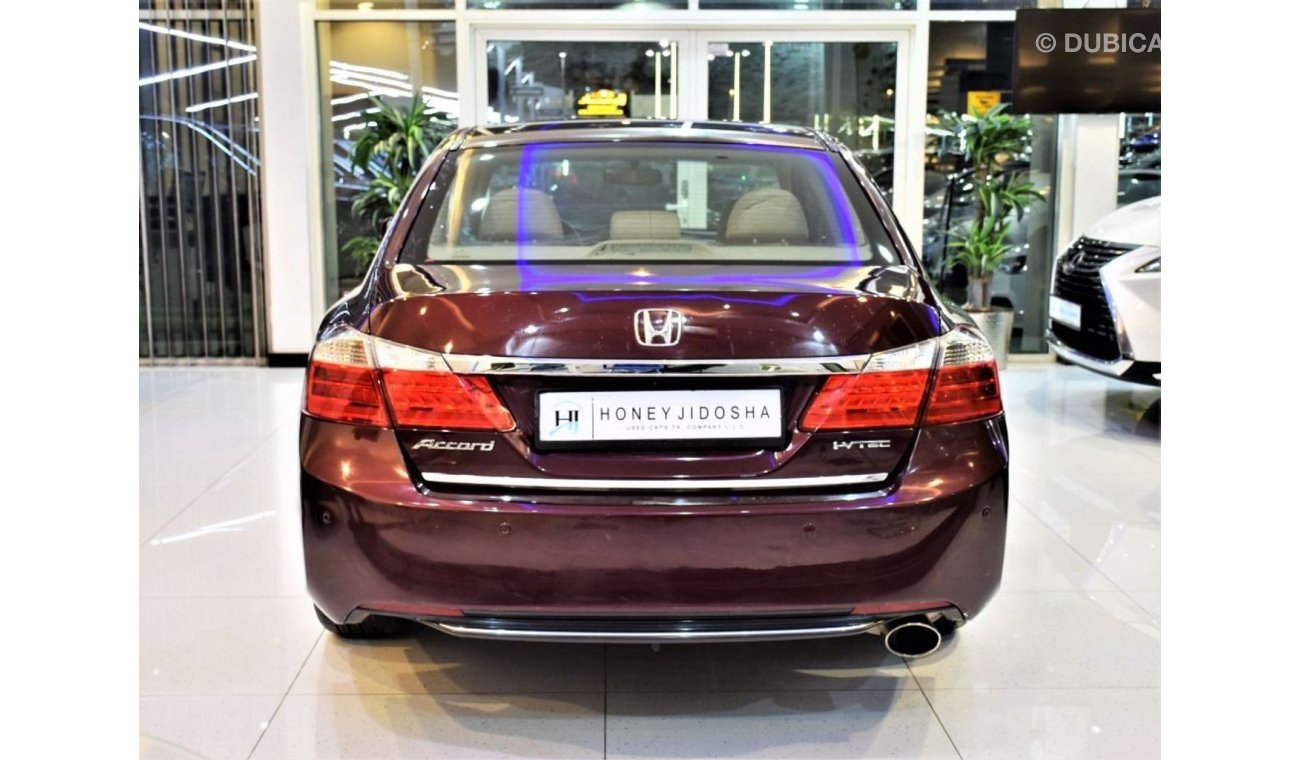 هوندا أكورد AMAZING! Honda Accord 2013 Model! Burgundy Color GCC Specs