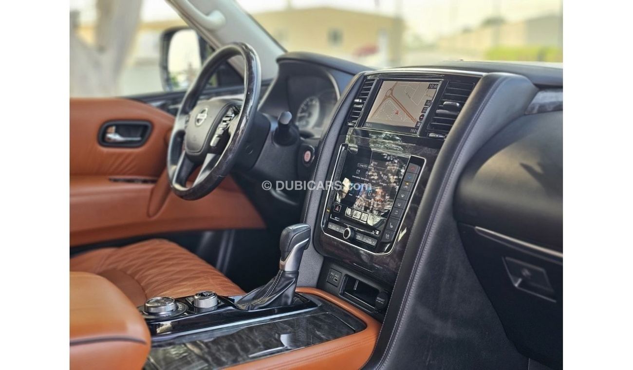 Nissan Patrol LE Platinum City NISSAN PATROL PLATINUM V8 2021 GCC SINGLE OWNER WITH AGENCY SERVICE IN MINT CONDITI