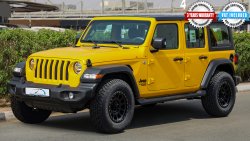 Jeep Wrangler Unlimited Sport Plus V6 3.6L , GCC , 2021 , 0Km , W/3 Yrs or 60K Km WNTY @Official Dealer