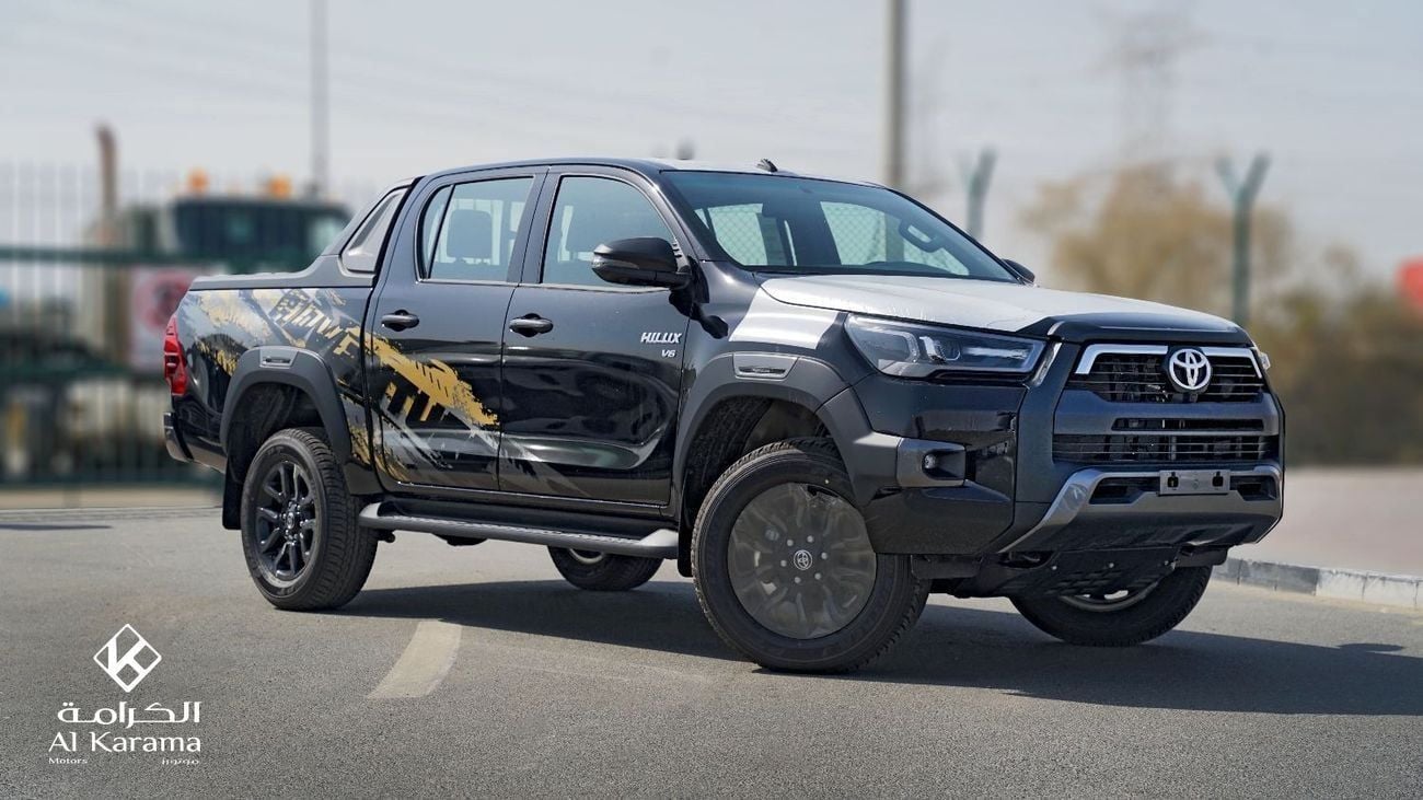 تويوتا هيلوكس 4.0L Adventure - SR5 V6 - 360 Camera - Diff Lock - GCC Specs - Zero KM -  Black