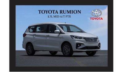 Toyota Rumion TOYOTA RUMION 1.5L MID AT PTR [EXPORT ONLY]