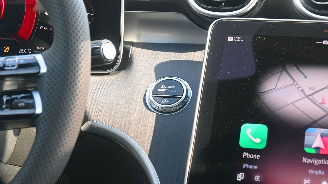 مرسيدس بنز C 200 Mercedes C200 L 2025 1.5L 4 Cylinder 170 hp  4 Doors 5 Seats Grey outside Black inside