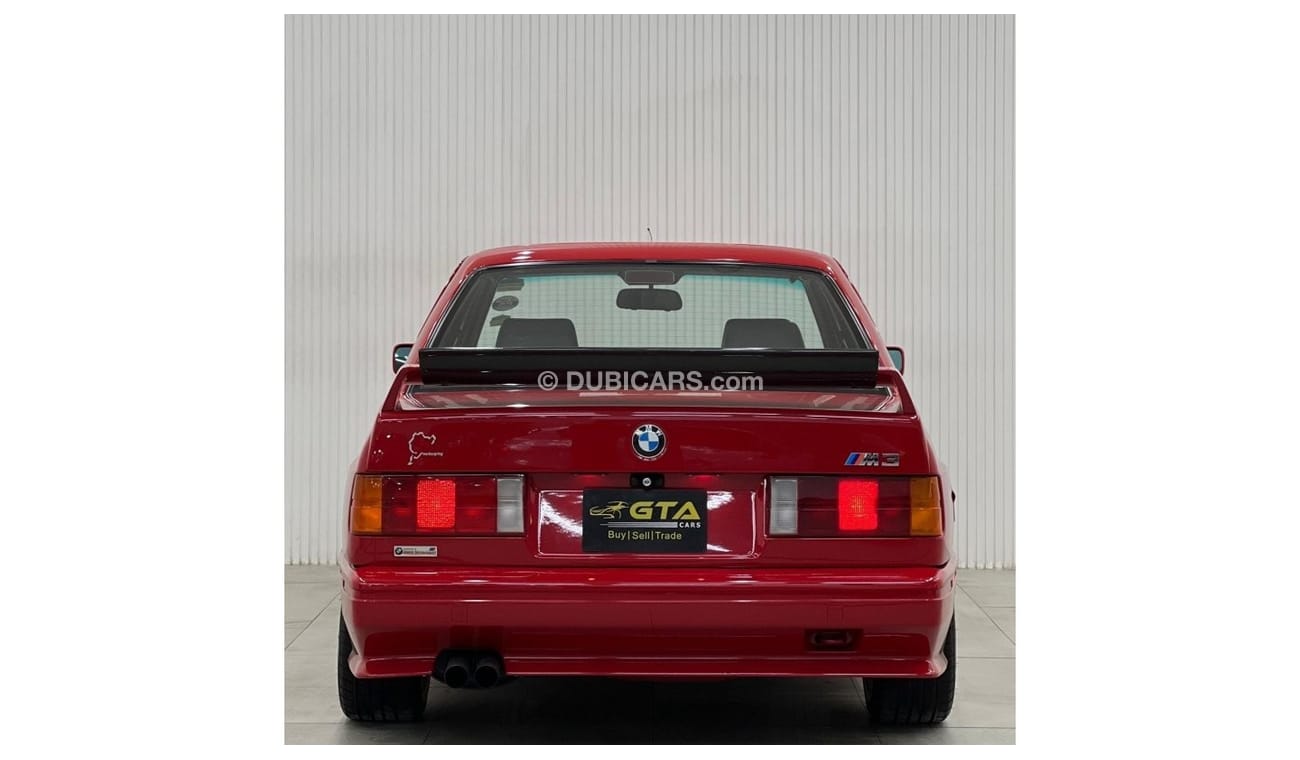 بي أم دبليو M3 1988 BMW E30 M3 DTM Homologation Special, Manual, Pristine Condition, Very Low Miles, Canadian Spec