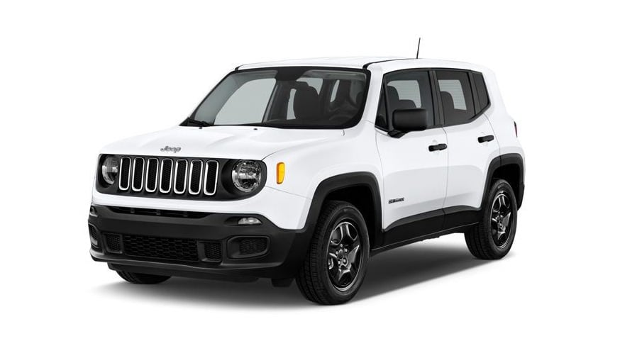 Jeep Renegade cover - Front Left Angled