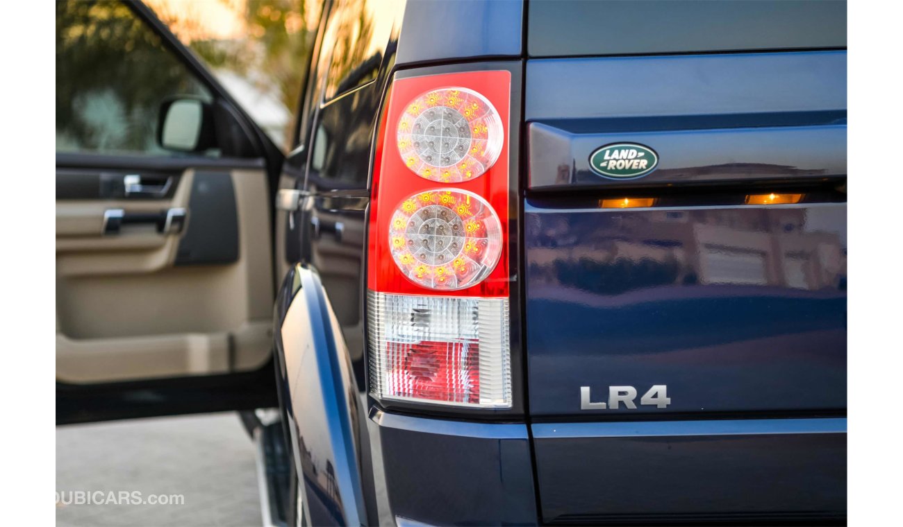 لاند روفر LR4 V8 - Fully Loaded! - Immaculate inside & out! - Only (AED 1,645 Per Month - 0% DP
