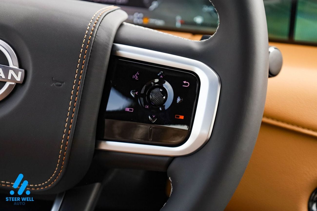 نيسان باترول 2026 LE Platinum | GCC | 3.5L T-T V6 | AWD | 9AT | Tan Interior | Height Control