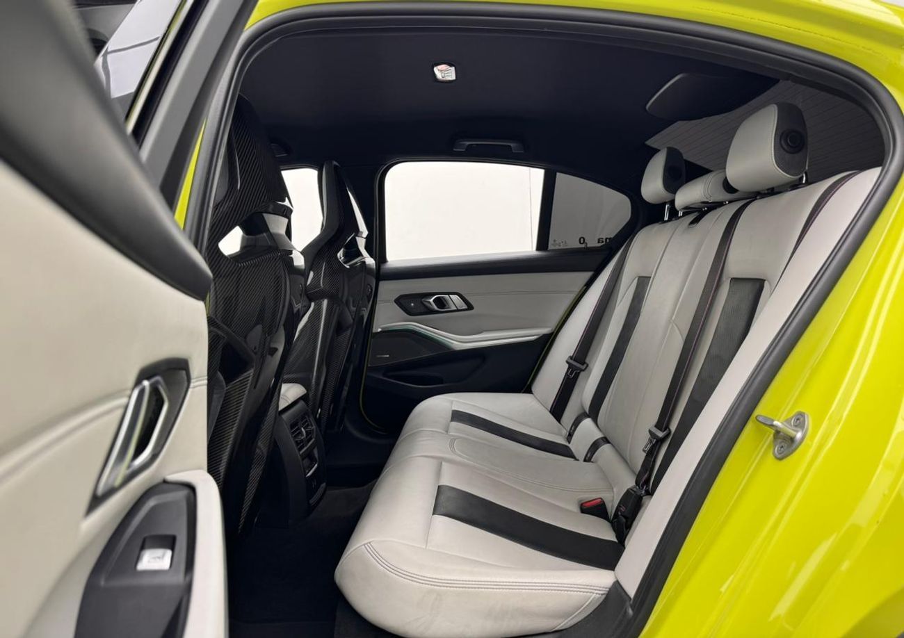 BMW M3 Competition 3.0L 2021 BMW M3 Competition, 1 Year Warranty, BMW Service History, GCC