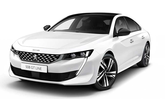 Peugeot 508 cover - Front Left Angled