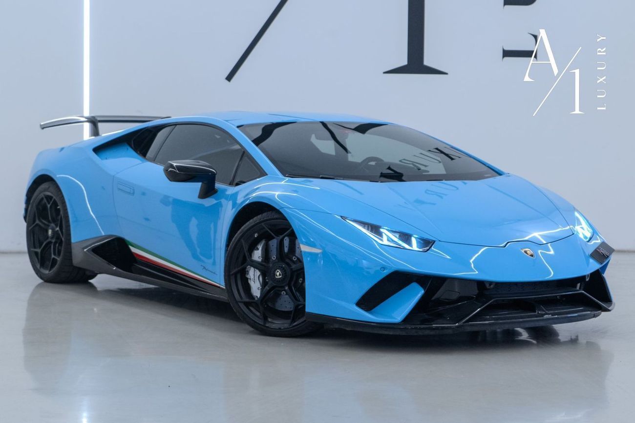 Lamborghini Huracan Performante 5.2L V10 (460 HP) 2018 Lamborghini Huracan, Warranty, Full Lamborghini Service History,