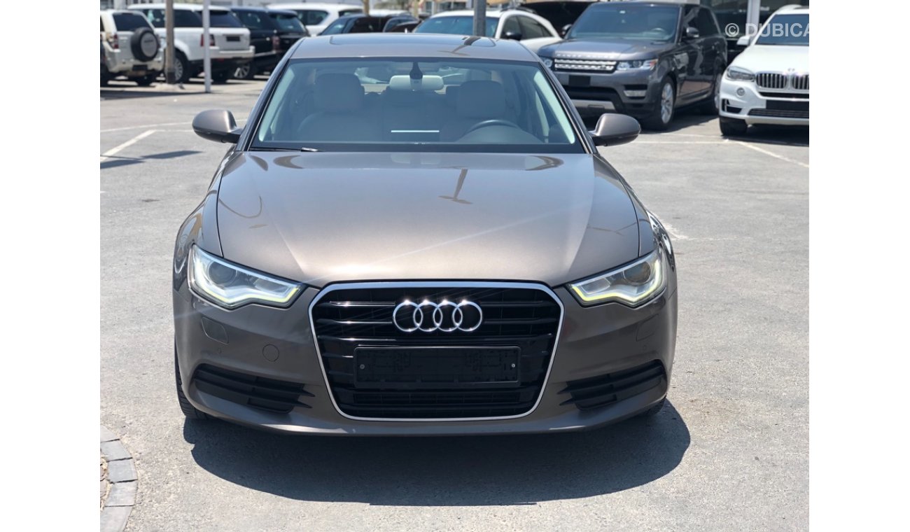 Audi A6 Audi A6 model 2014 GCC car prefect condition full option low mileage panoramic roof leather seats ba