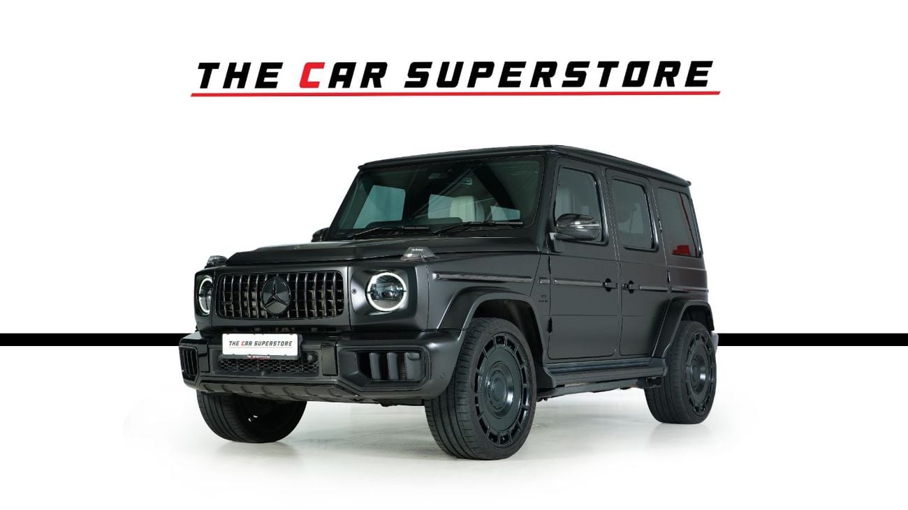 Mercedes Benz G63 AMG STD Full Carbon - GCC - Mercedes Service contract - High Spec Vehicle
