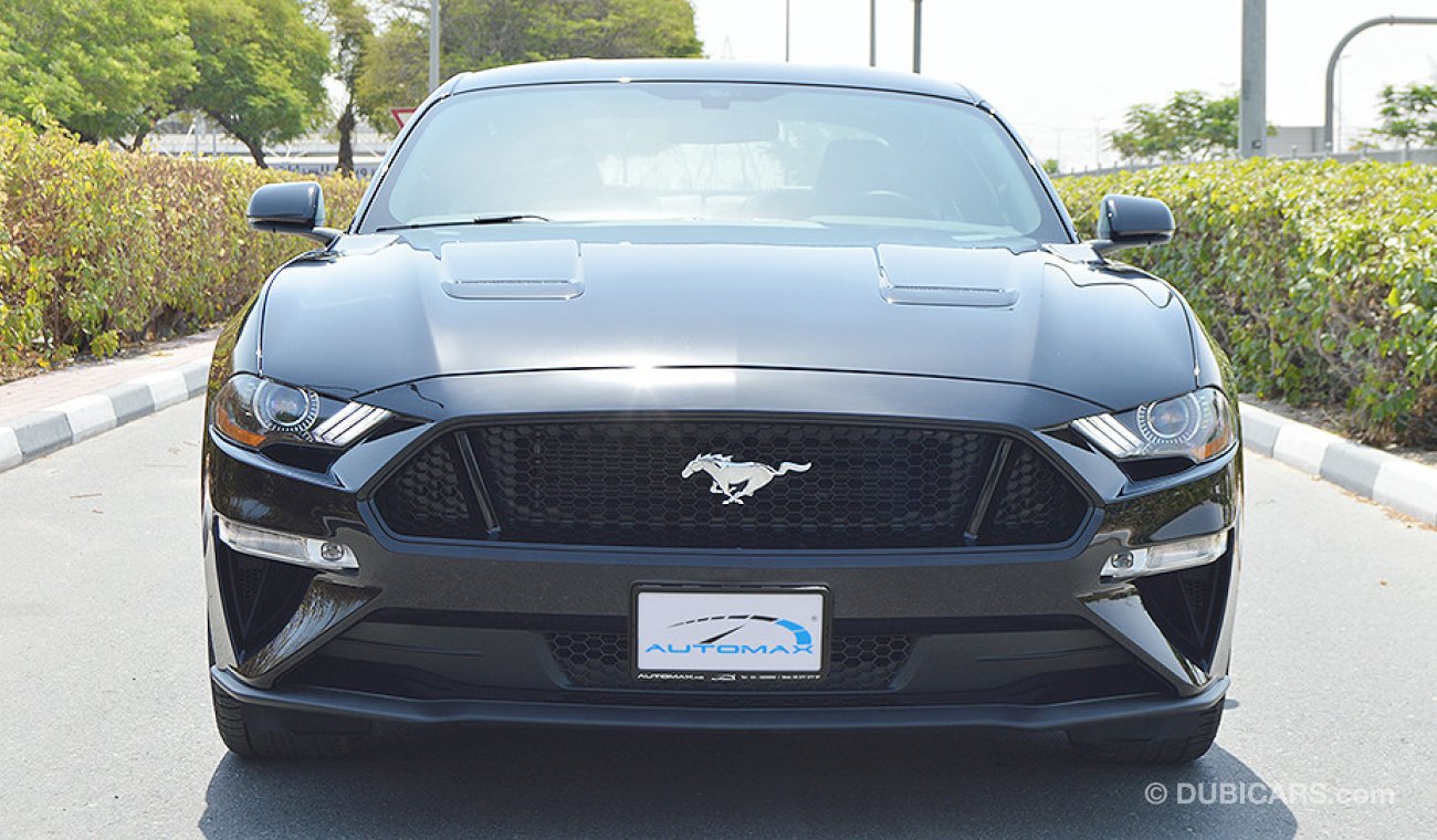 Ford Mustang GT Premium 2018, 5.0 V8 GCC Manual, 0km w/ 3Yrs or 100K km WRNTY + 60K km Service at Al Tayer