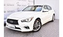 Infiniti Q50 AED 1958 PM | 0% DP | 3.0L TURBO GCC WARRANTY