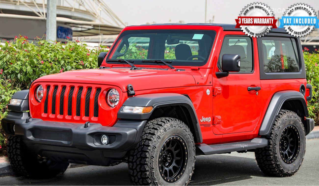 Jeep Wrangler SPORT PLUS 2021  V6 3.6L GCC 0km W/ 3 Yrs or 60K km Warranty @ Trading Enterprises