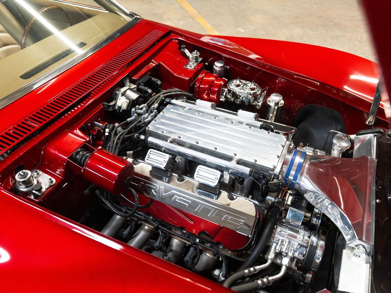 شيفروليه كورفت Stingray GM502 Hogan Intake 5 Speed Pro Touring Restomod