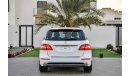 Mercedes-Benz ML 500 4.6L V8  - 2014 - 2 Years Warranty! - AED 2,722P.M. AT 0% DOWNPAYMENT