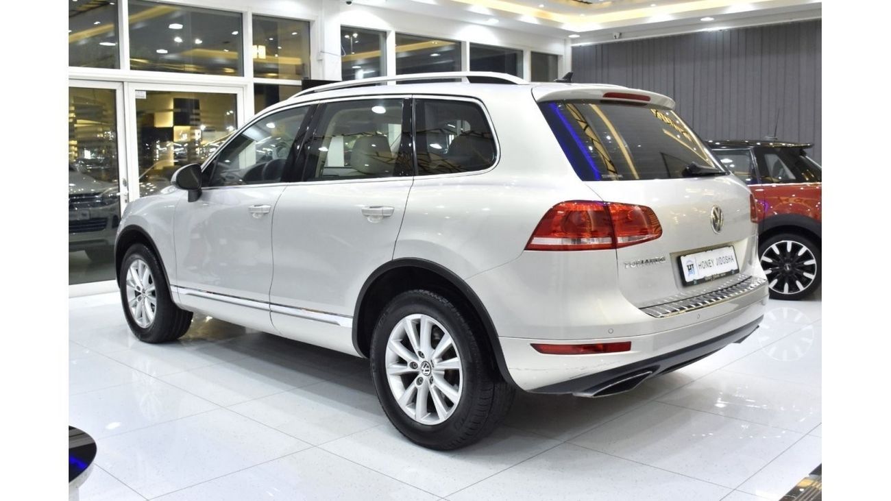 Volkswagen Touareg EXCELLENT DEAL for our Volkswagen Touareg ( 2014 Model ) in Beige Color GCC Specs