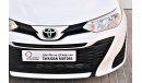 Toyota Yaris AED 639 PM | 1.3L SE GCC DEALER WARRANTY
