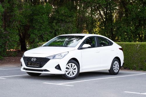 هيونداي أكسنت AED 607/month 2021 | HYUNDAI ACCENT | GL GCC | FULL SERVICE HISTORY | H51565