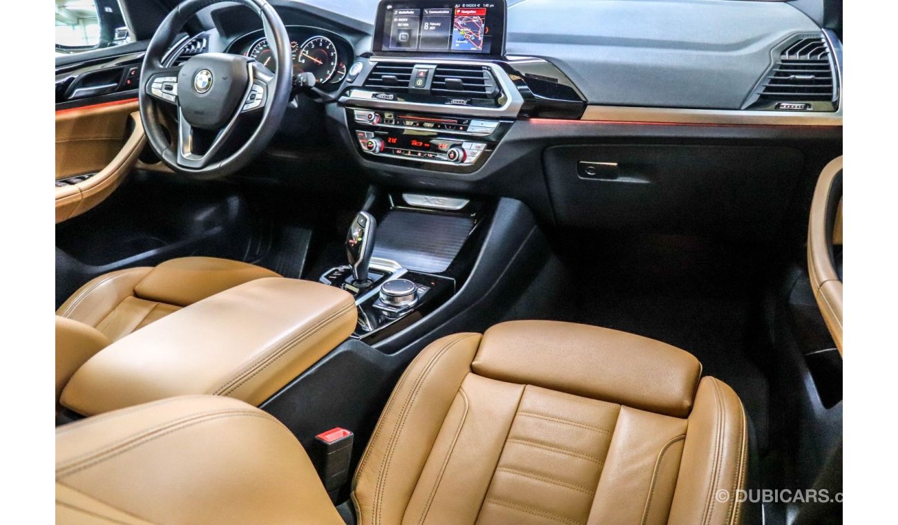 بي أم دبليو X3 BMW X3 X-Drive 30i Luxury Line 2019 GCC under Agency Warranty with Flexible Down-Payment.