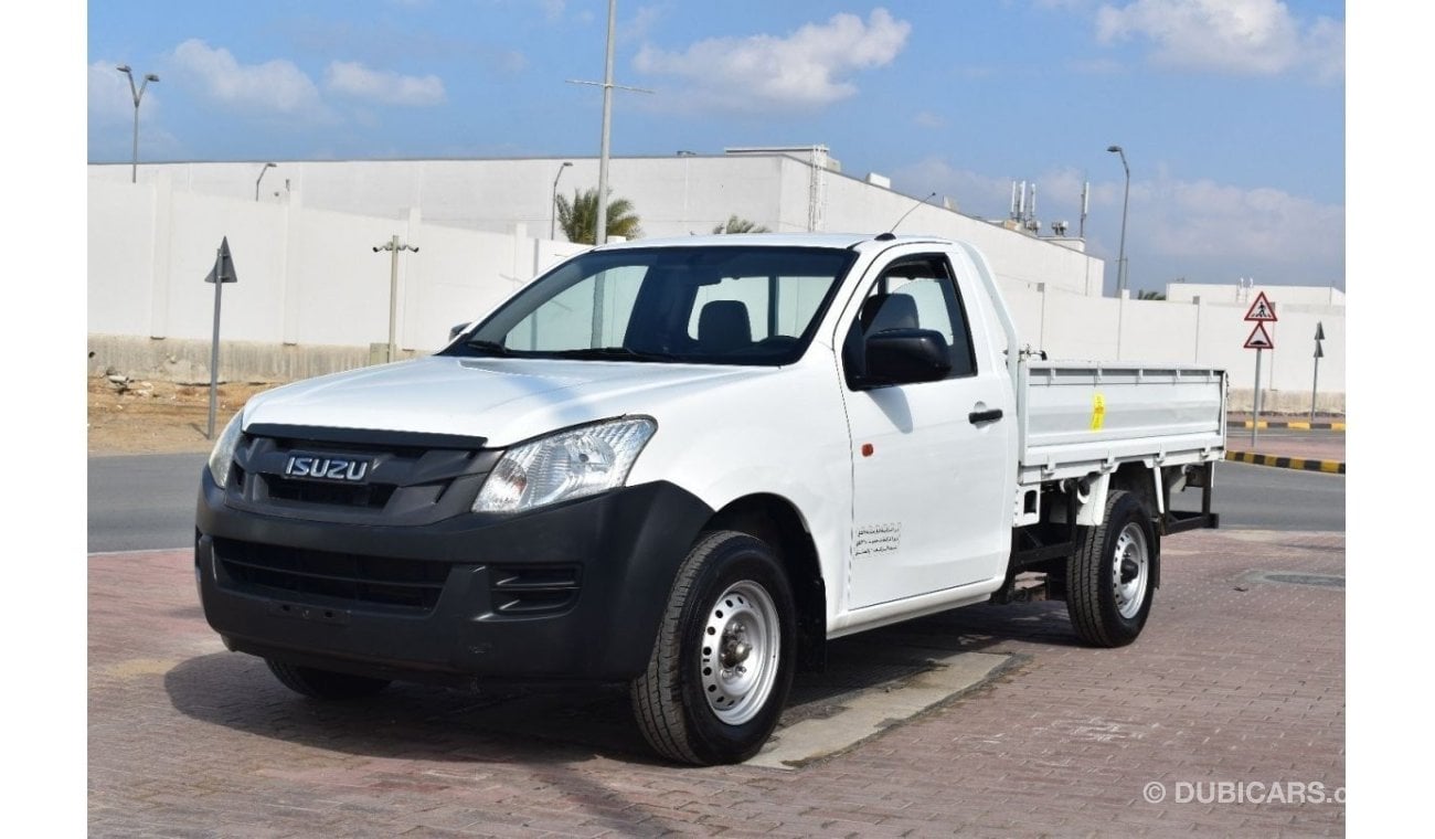 Isuzu D-Max 2016 | ISUZU D-MAX SINGLE CABIN FLATBED | V4 DIESEL 2-DOORS | MANUAL TRANSMISSION | GCC | VERY WELL-