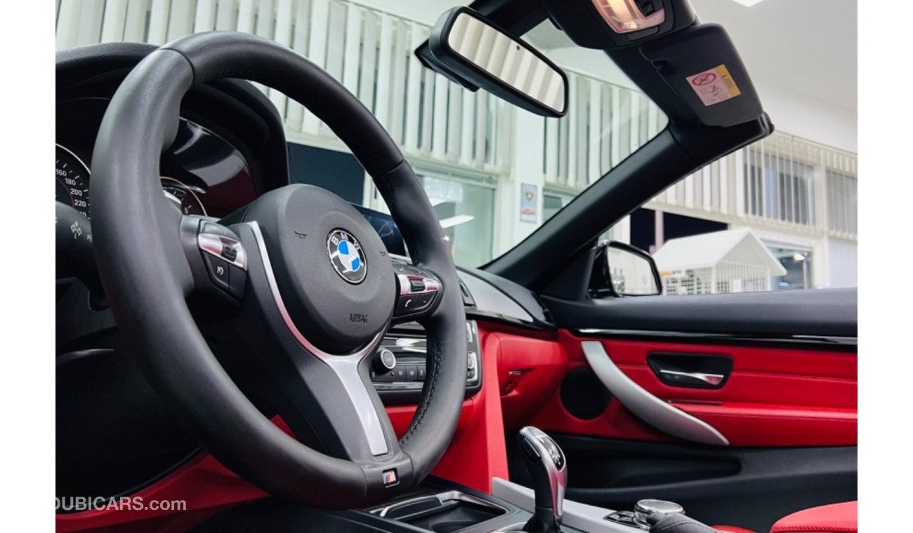 BMW 428i M Sport GCC .. FSH .. Perfect Condition .. Convertible .