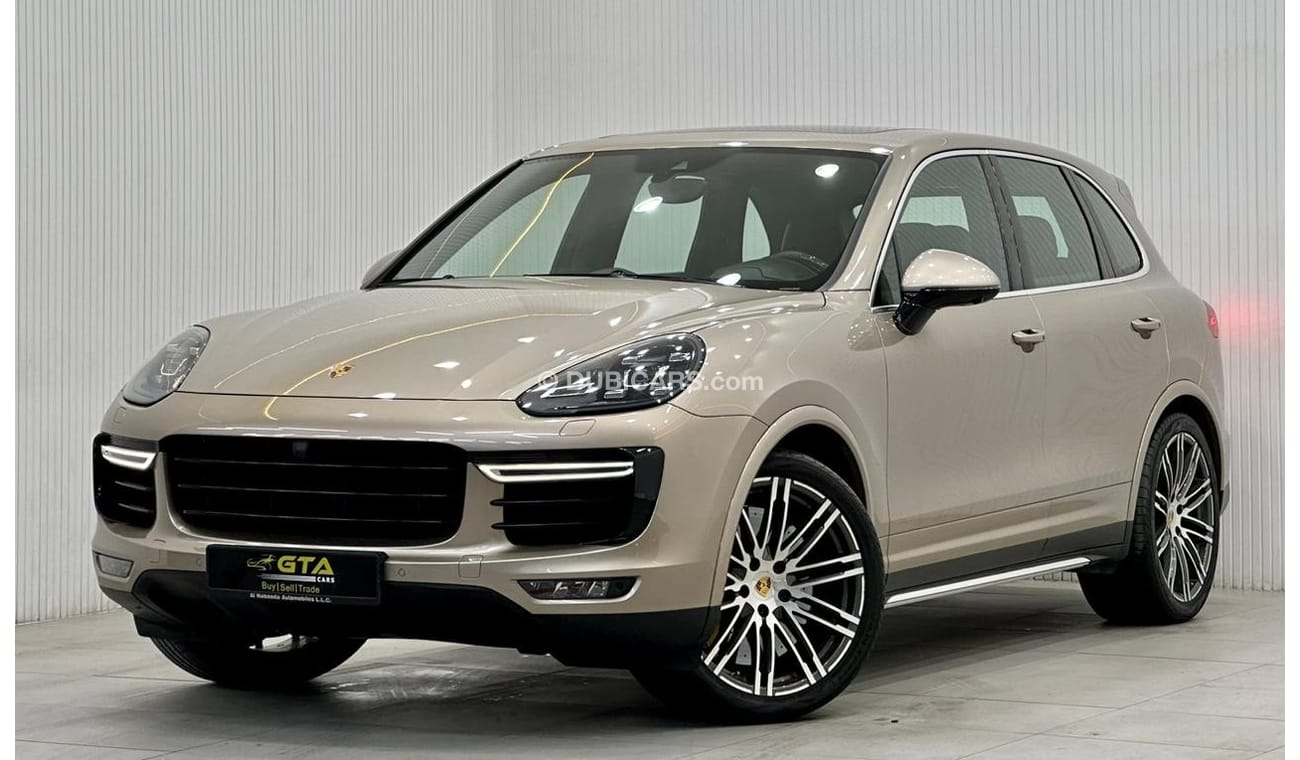 Porsche Cayenne 2016 Porsche Cayenne Turbo S, Warranty, GCC