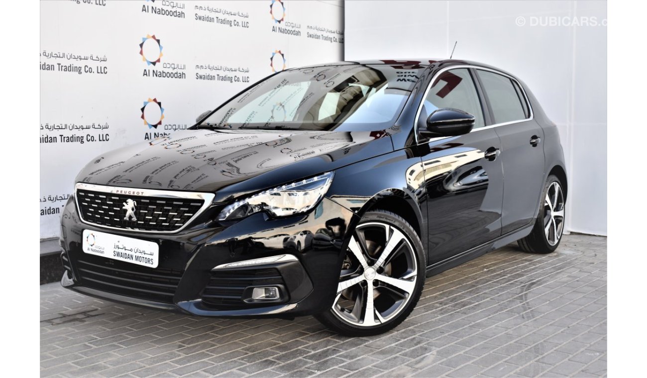 Peugeot 308 AED 1468 PM | 1.6L GT LINE 2020 GCC AGENCY WARRANTY UP TO 2025 OR 100000KM