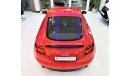 Audi TT AMAZING AUDI TT Quattro V6 3.2L 2007 Model! in Red Color GCC Specs!