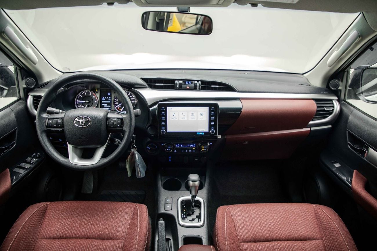 Toyota Hilux 2.4L - Platinum White Inside Maroon | Export Only