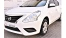 Nissan Sunny 1.5L SV 2018 MODEL GCC SPECS