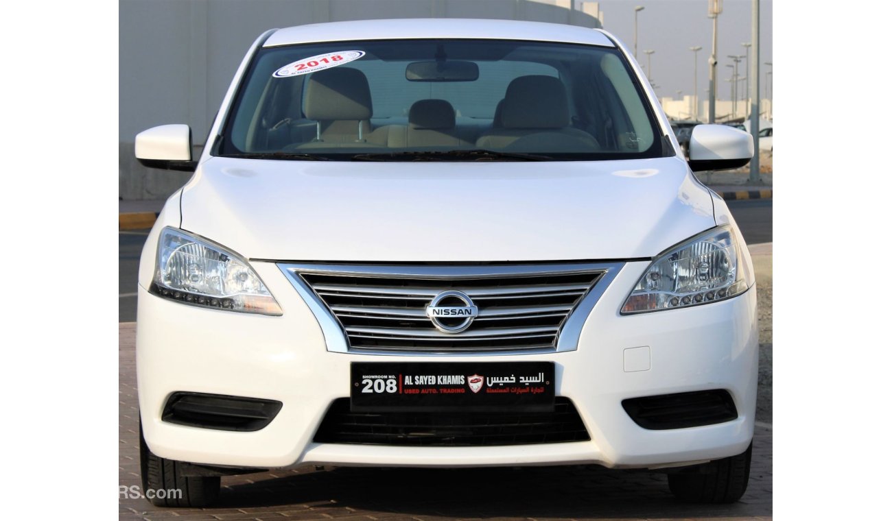 Nissan Sentra Nissan Sentra 2018 GCC in excellent condition without very clean from accidents inside and outside