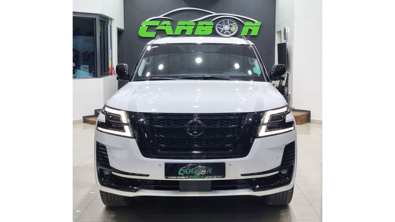 Nissan Patrol NISSAN PATROL SE PLATINUM CITY BLACK EDITION 2021 WITH 34KKM FULL SERVICE HISTORY UNDER AWR WARRANTY