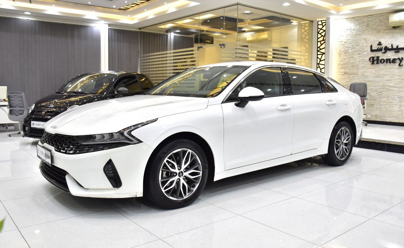 Kia K5 EXCELLENT DEAL for our KIA K5 ( 2022 Model ) in White Color GCC Specs