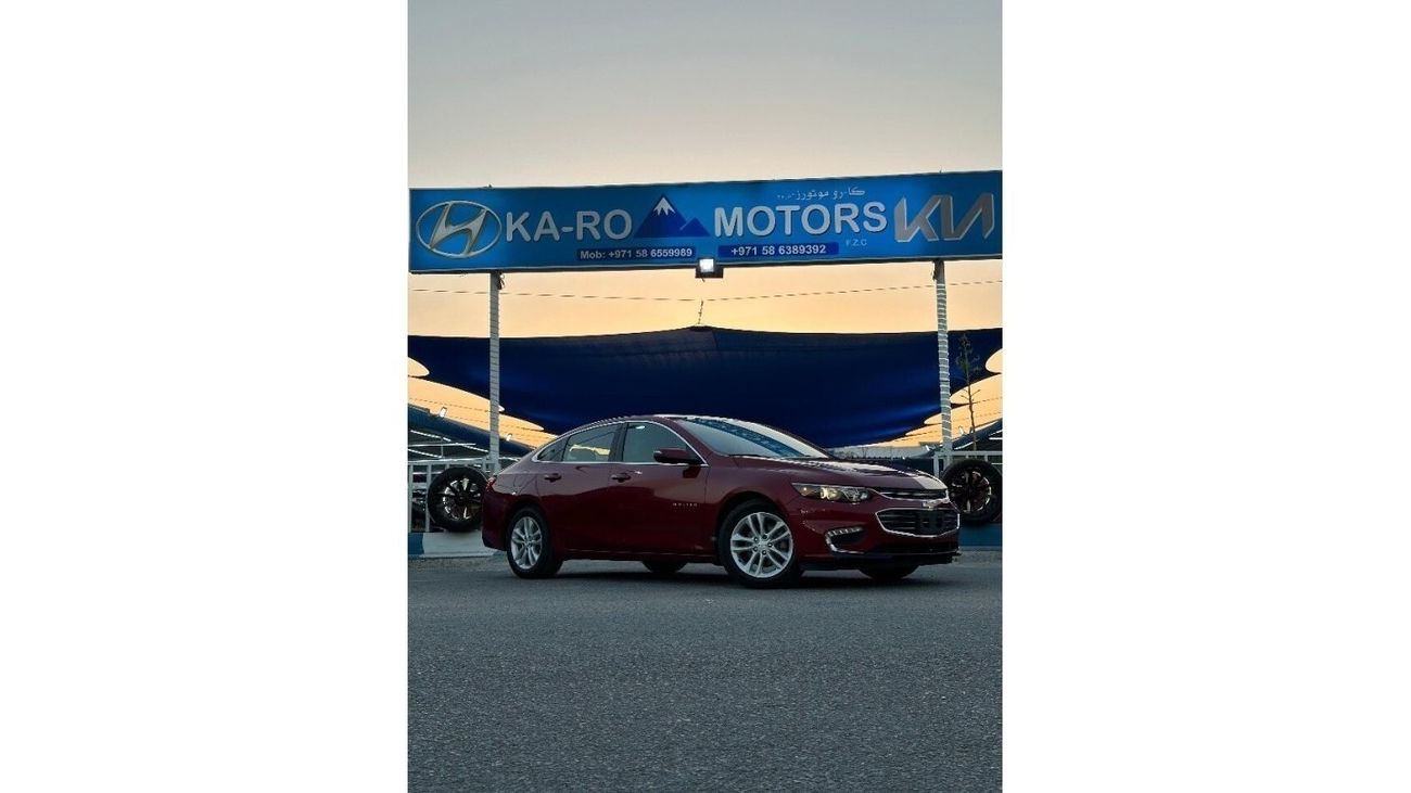 Chevrolet Malibu car in good condition 2019 with engine capacity 1.5 turbocharged