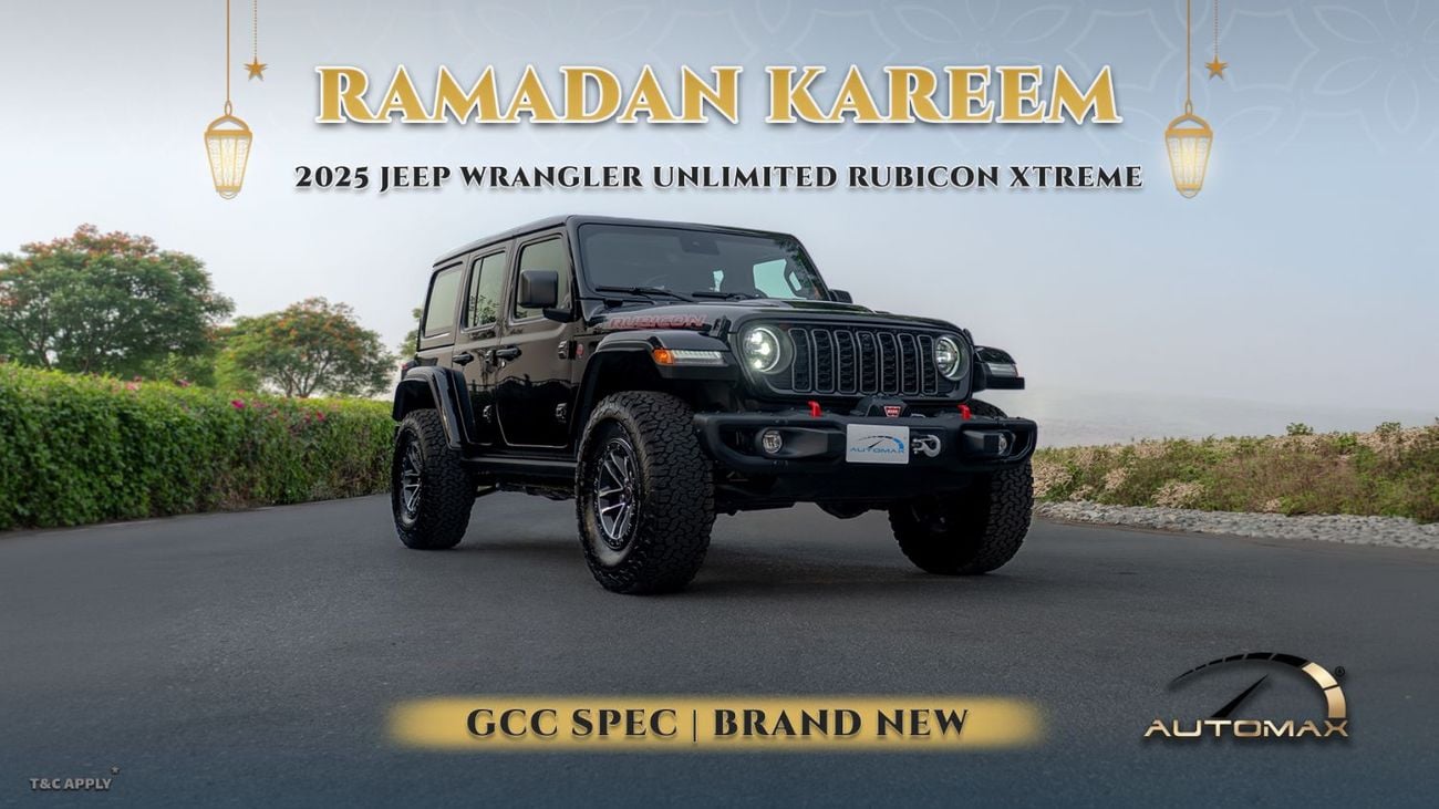 جيب رانجلر UNLIMITED RUBICON XTREME 2.0L TURBO 2025 GCC 0Km With 3 Years or 60,000 Km Warranty @Official Dealer