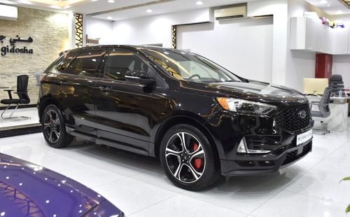 فورد إدج عرض ممتاز لسيارة فورد إيدج ST (موديل 2019) باللون الأسود وبمواصفات أمريكية