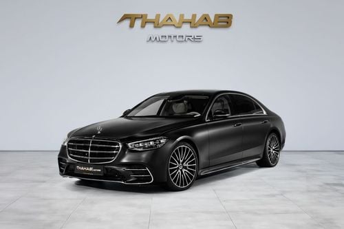 Mercedes-Benz S 500 4MATIC 3.0L 2021 | MATTE BLACK | AWD 4MATIC | MERCEDES-BENZ S-CLASS S 500 | FULL OPTION | PERFECT CO